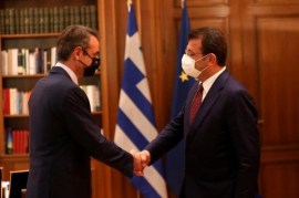 Miçotakis ile görüştü
