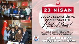 Karadan 23 Nisan Ulusal Egemenlik ve Çocuk Bayramı Kutlama Mesajı